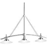 Structures Nickel 37 1/2 Wide 3-Light Island Chandelier