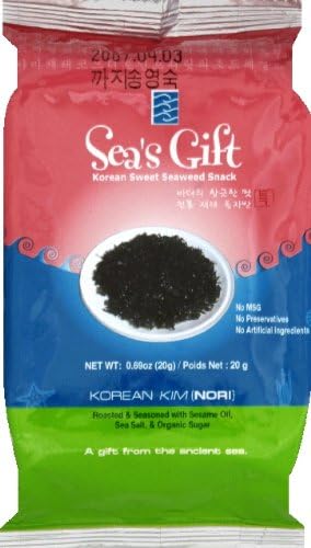 Jayone Korean Sweet Seaweed Snack 0.69 OZ (Pack of 3)