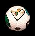 GOLF BALL - HAND PAINTED - DESIGN: ONE MARTINITWO MARTINI
