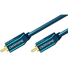 Clicktronic - 10070409 - Cordon RCA Vid�o M/M - 0,5 m