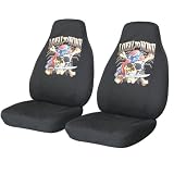 2 Black Pirate seat covers for a 2006 to 2012 Chevrolet Impala. Side Airbag friendly. by Designcovers