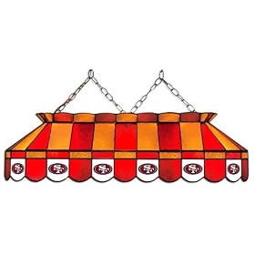Imperial San Francisco 49ers Licensed 40-Inch Rectangular Stained Glass Billiard Table...