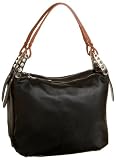 SONDRA ROBERTS NEW YORK Large Hinge Double Shoulder Bag