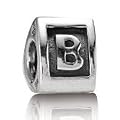 Pandora Damen-Bead  Sterling-Silber 925 Buchstabenelement "B" KASI 79323-B