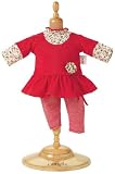 Corolle - classical doll 36cm Red ruffled dress set