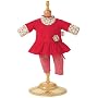 Corolle Classic Doll 14-inch Fashion Red Ruffled Dress Set