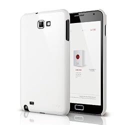 elago G4 Slim Fit Case for Galaxy Note - White + HD Professional film(Compatible with at&t Only)
