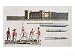 Chatham Barracks, Military Punishment Called the Triangle and Congreve Rockets Art Giclee Poster Print by Italian School, 24x18