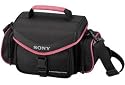 Genuine Sony LCS-VA30P Carry Case for Sony Handycam Pink Piping for DVD & MiniDV Camcorders