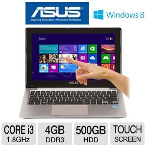 Asus - 11.6" Windows 8 Touch-Screen Laptop - Q200E-BSI3T08