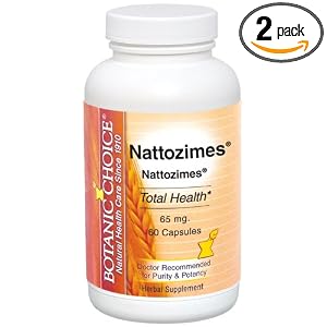 Botanic Choice Nattozime Bottle (Pack of 2) by Botanic Choice