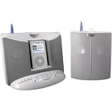 Eos Wireless EOS-100T1R White Digital Wireless Speaker System For iPod