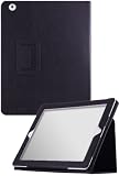 HHI The new iPad (iPad 3) UrbanFlip Series Viewing Stand Case Cover - Black (Built-in magnet for sleep and wake feature) (Package include a HandHelditems Sketch Stylus Pen)