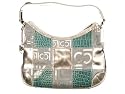 Liz Claiborne Handbags Heritage Mosaic Patchwork, Silver