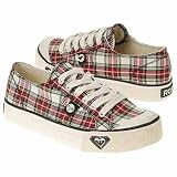 Roxy Girl Pugslie Lt Tartan Plaid Slip On Shoe