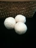 Organic Wool Dryer Ball, Natural, Set of 3