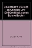 Blackstone's statutes on criminal law