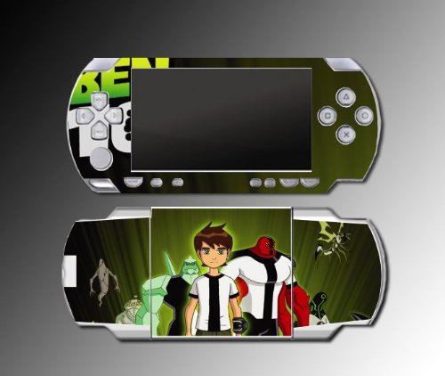 416OTGtYgYL Ben 10 Alien Force cartoon game Decal Cover SKIN #1 for Sony PSP 1000 Playstation Portable