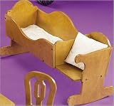 Badger Basket Doll Cradle with Seat