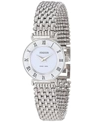 Jowissa Womens J2.003.S Roma 24 mm White Dial Roman Numeral Stainless Steel Watch