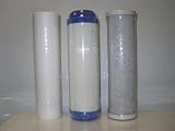 3 Reverse Osmosis Drinking Water Filters- Sediment/carbon Block/gac Filters