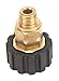 Forney 75107 Pressure Washer Accessories, Male Screw Coupling, M22F to 1/4-Inch Male NPT