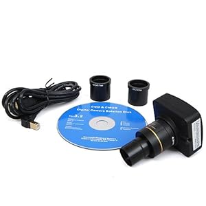 Variscope 14.0 MP USB2.0 Microscope Digital Camera and Software, Compatible with Windows XP/Vista/8 and Mac OS 10.6 & Up
