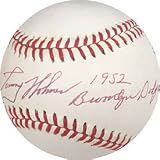 Tommy Holmes "1952 Brooklyn Dodgers" Autographed / Signed Baseball