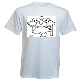 T-Shirt mit Kalifornien, Möbel, Tisch, 
