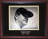 Autographed Babe Ruth Picture - Framed Head Shot 8x10 James Spence