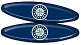 MLB Seattle Mariners Barrette - 2Pk Small Oval