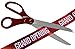 30 Inch Long Big Ceremony Ribbon Cutting Scissors Red