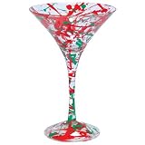 Lolita Love My Martini Glass, Holiday Splash