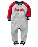 カーターズ Carter's カバーオール 前開き 長袖 足つき Cotton Zip-Up Sleep & Play 6M (61-67cm) [並行輸入品]