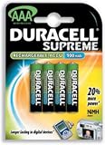 Duracell Battery Rechargeable Accu NiMH AAA Ref 15039555 [Pack 4]