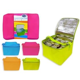 Insulated mini cool bag, Travel Cooler, 6 cans Assorted Colour