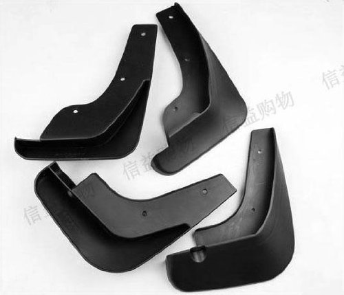 Black Auto parts 4PCS Mudguard Splash Guard Mud 
