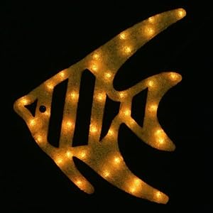 【クリックで詳細表示】LED 2Dモチーフライト エンゼルフィッシュ
