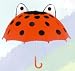 Kid's Ladybug Umbrella