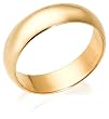 10k Yellow Gold 6mm Traditional Men's Wedding Band