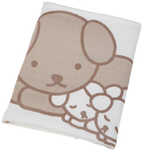 ブルーナ スナッフィー 四重ガーゼケット ベージュ