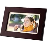 Coby DP700WD 7-Inch Widescreen Digital Photo Frame (Wood Design)