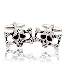 Skull & Crossbone Silver Cufflinks