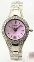 Fossil Women's Dress Pink Dial Stainless Steel Watch #AM4026