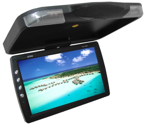Absolute PFL-155IRB 15-Inches TFT Flip Down Monitor Built-In Infrared Transmitter (Black) On Sale