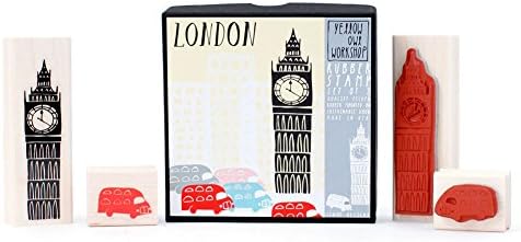 Yellow Owl Workshop London Stamp Set (Big Ben and London Cab)