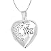 Sterling Silver "I Love You" Heart Locket, 18"