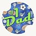 Set of Two #1 Dad Occasion Carsters - Style D5027