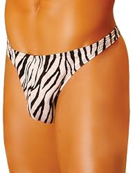 Wild Man Zebra Thong