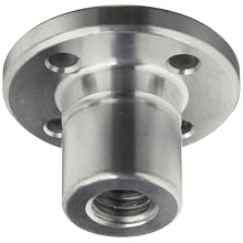 THK Lead Screw Nut Model DCM12, 22mm Outer Diameter x 30mm Length, 44mm Flange Diameter, Load Capacity: 881 Pound-Force (Pack of 5)